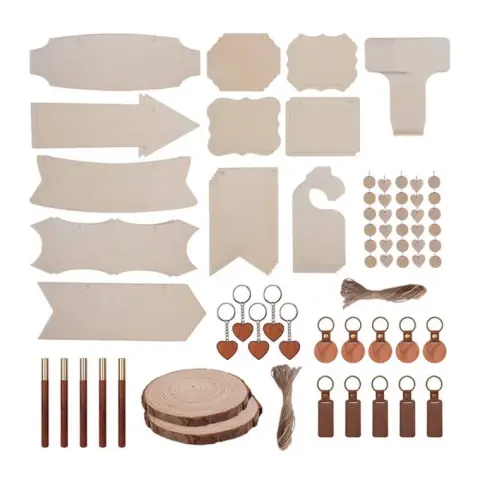 LASERPECKER Wooden engraving materials set (190 db)