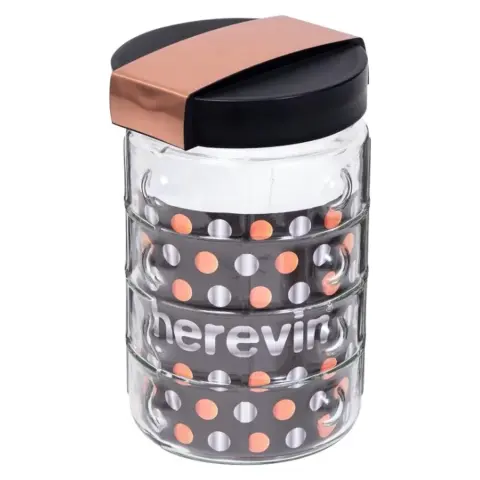 HEREVIN 190902-004 Recipient din sticlă pentru condimente