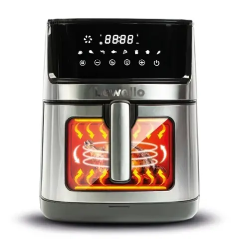 BEWELLO BW1002C Vrući zrak pećnica 7.5L Crno