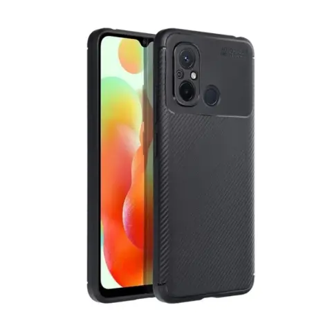 FORCELL Carbon Premium Xiaomi Redmi 12C szilikon tok fekete