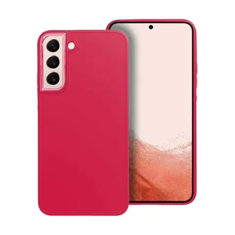 Frame Samsung Galaxy S22 Plus közepesen ütésálló tok kameravédő kerettel magenta
