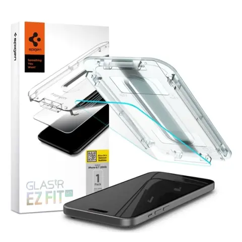 SPIGEN Glas.tR EZ Fit HD Apple iPhone 15 Tempered kijelzővédő fólia