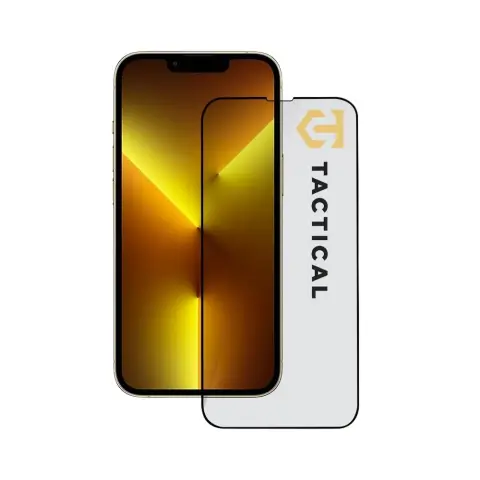 TACTICAL Glass Shield 5D Apple iPhone 13 Pro Max/14 Plus kijelzővédő üvegfólia fekete