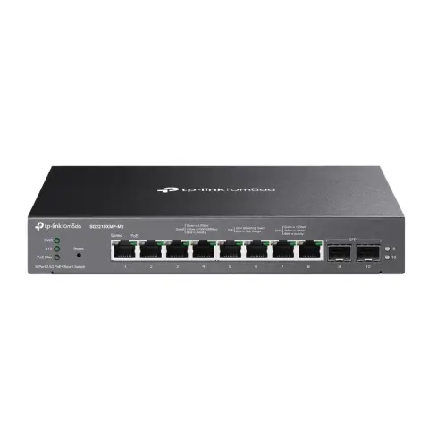 TP-LINK SG2210XMP-M2 Omada 8x 2.5GBASE-T 2x 10GE SFP+ Switch PoE+
