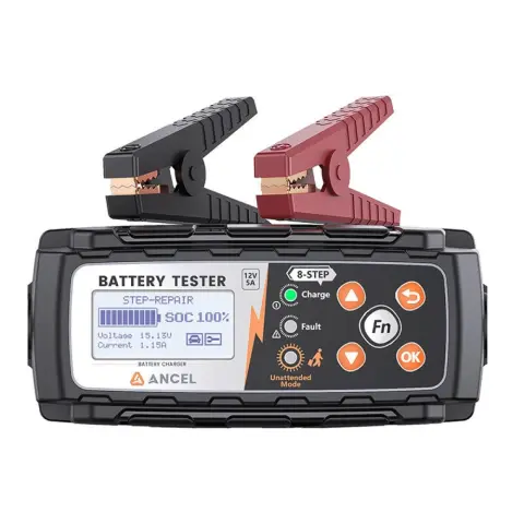 ANCEL 2in1 Battery Tester and Charger