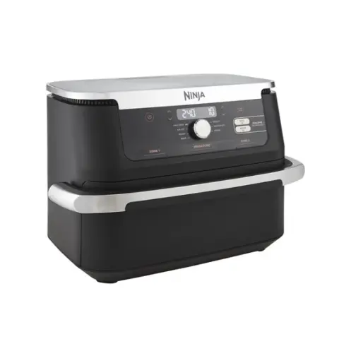 NINJA KITCHEN AF500EU Forrólevegős sütő dupla fiókos 10.4L Fekete