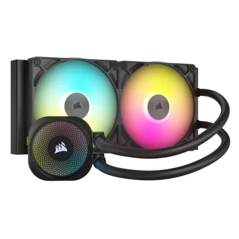 CORSAIR iCUE LINK Titan 280 RX RGB fekete