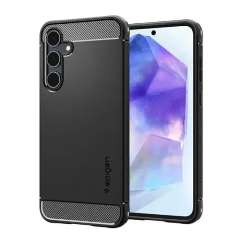 SPIGEN Rugged Armor Case Samsung Galaxy A55 5G crno