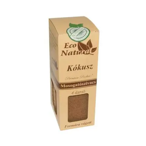 ECO NATURAL coconut dish sponge cut to shape 4 pcs
