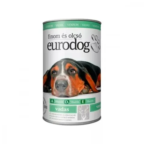 EURODOG Kutyaeledel konzerv vadas 1240g