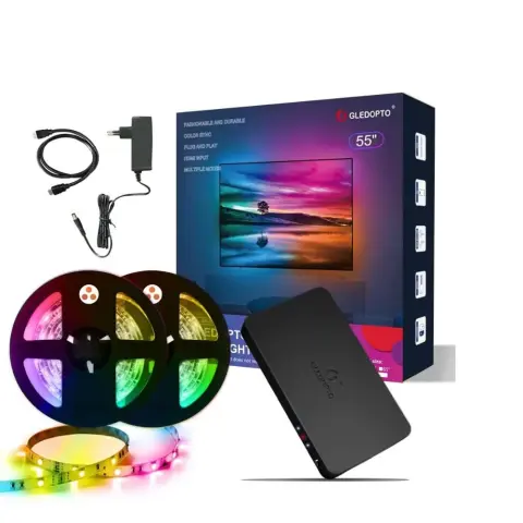 GLEDOPTO GL-SN-003K TV HDMI Sync TV háttérfény LED szalag készlet 3.0