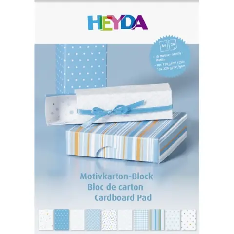 BRUNNEN Heyda A4 20 lapos kartonlap szett kék