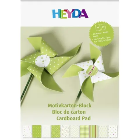 BRUNNEN Heyda A4 20 lapos kartonlap szett zöld