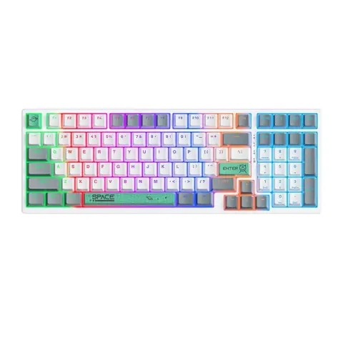 ONIKUMA G38 RGB US Angol fehér