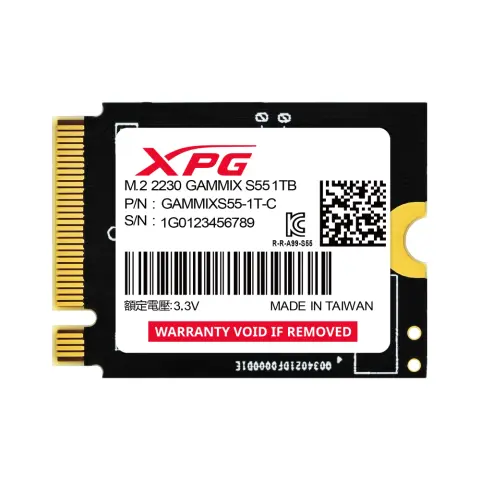 ADATA 1TB Gammix S55 M.2 PCIe M.2 2230 GAMMIXS55-1T-C