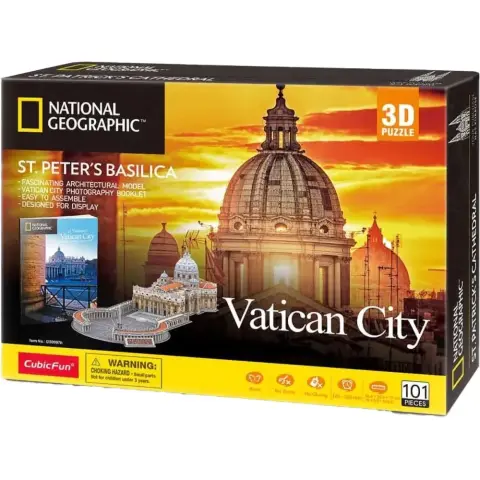 CUBICFUN 3D puzzle játék 101 darabos Vatikánváros