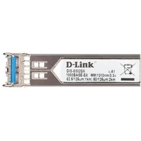 D-LINK DIS-S302SX Mini-GBIC SFP 1000BaseSX Multi-Mode Transceiver