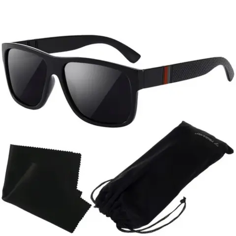 Trizand polarized sunglasses with case black