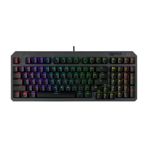 ASUS TUF GAMING K3 II Red Magyar fekete