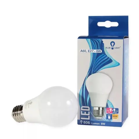 Blue Light 8W E27 806lm 4000K LEDBL852