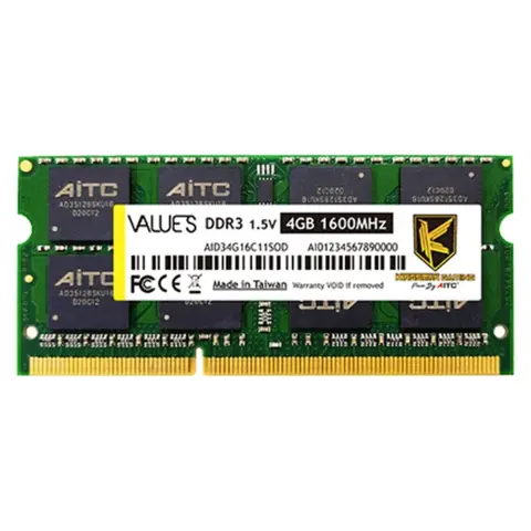 AITC 8GB Kingsman Notebook DDR3 1600MHz CL11 1.35V KSD38G16C11SOL