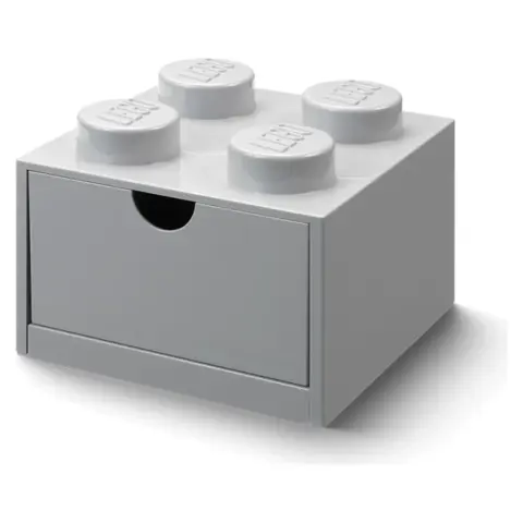 ROOM COPENHAGEN Íróasztali fiókos tároló 4-es lego kocka formájú szürke