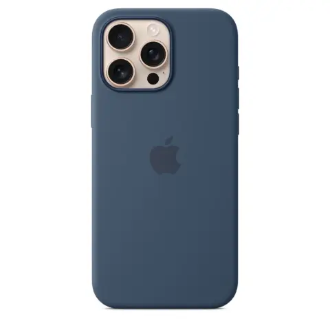 APPLE MagSafe rögzítésű silikon case iPhone 16 Pro Max denim