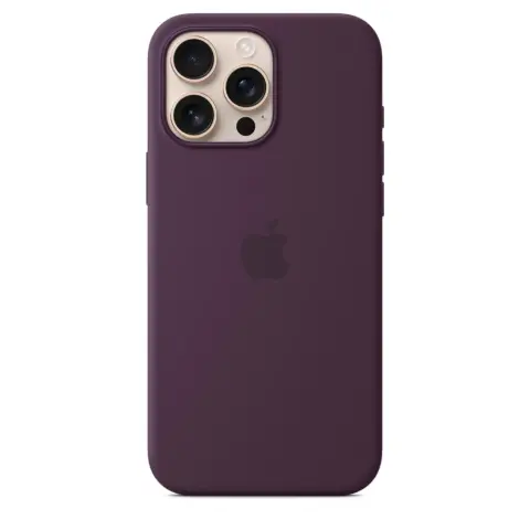 APPLE Silikonski ovitek z MagSafe iPhone 16 Pro Max slivova
