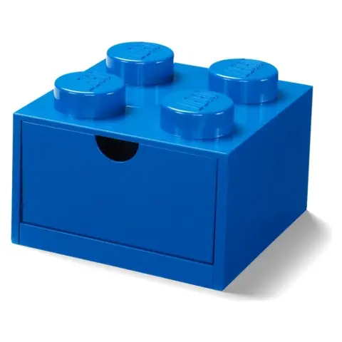 ROOM COPENHAGEN Íróasztali fiókos tároló 4-es lego kocka formájú kék