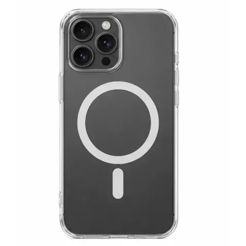 CELLECT Magnetni silikonski ovitek iPhone 16 Pro Max prozoren