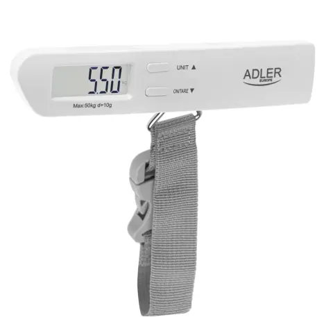 ADLER AD 8191 Poggyász mérleg Fehér