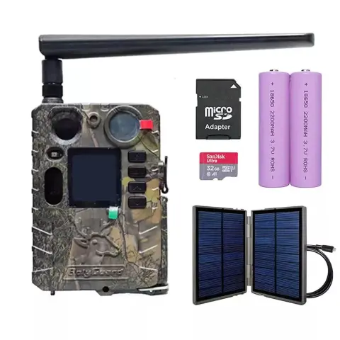 BOLY Guard BG410-M(S) 4G email küldő és felhős vadkamera szett napelemmel