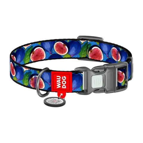 WAUDOG 283-4053 Fig Nylon dog collar with QR code XL