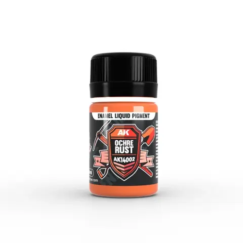AK INTERACTIVE Enamel Liquid Pigment Ochre Rust okker rozsda folyékony pigment 35ml