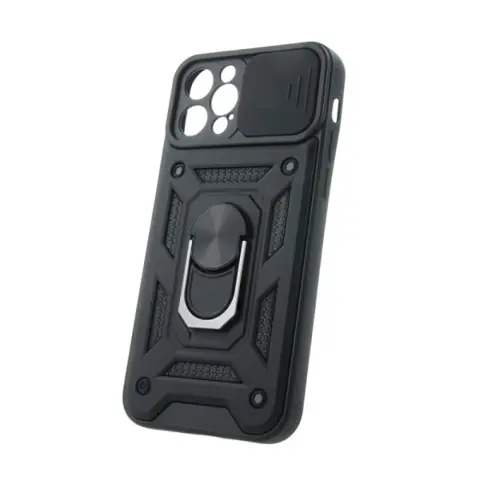DEFENDER Slide iPhone 12 / 12 Pro ütésálló tok fekete