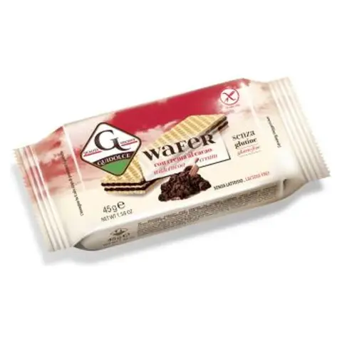Guidolce kakaós krémmel töltött gluténmentes ostya 45 g