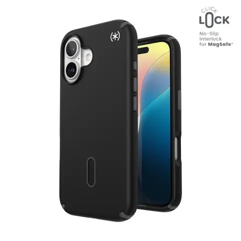 SPECK 150688-3205 Presidio2 Pro ClickLock MagSafe hátlaptok iPhone 16 fekete-szürke