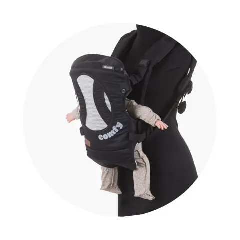 CHIPOLINO Comfy kenguru - Black/grey