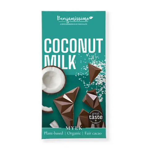 Benjamissimio bio vegán kókusztejes csokoládé 60 g