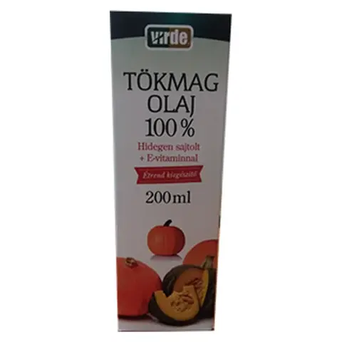 Virde tökmagolaj e-vitaminnal 100% 200 ml