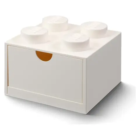ROOM COPENHAGEN Íróasztali fiókos tároló 4-es lego kocka formájú fehér