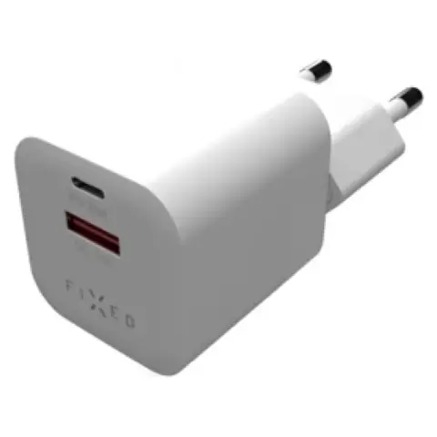 FIXED Mini USB-C/USB Travel Charger 45W bel