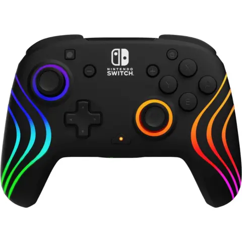 PDP Afterglow Wave RGB LED wireless controller Switch black