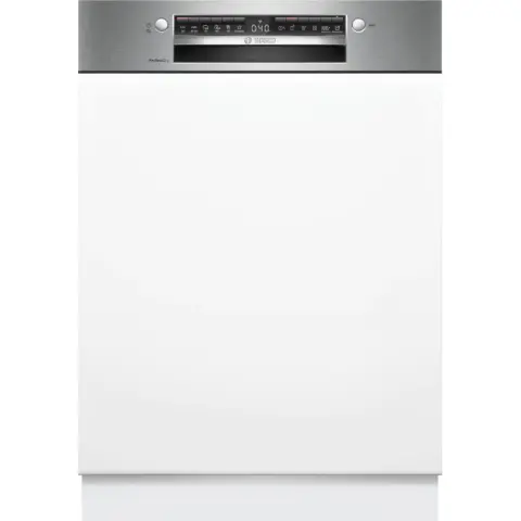 BOSCH SMI6ZCS10E Serie 6 Félig beépíthető mosogatógép 60cm B acél