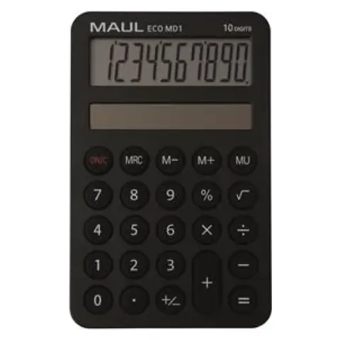 MAUL Eco MD 1 Számológép asztali 10 számjegy fekete