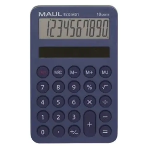 MAUL Eco MD 1 Számológép asztali 10 számjegy kék