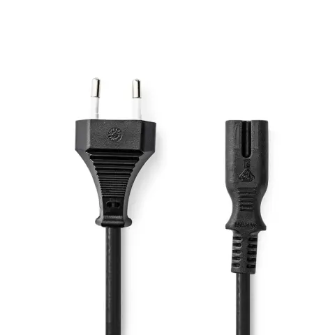 NEDIS 230V Piskóta Táp Fekete 2m CEGL11040BK20