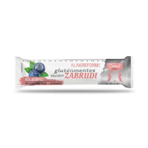 Cornexi zabrudi alakreform kék áfonyás töltelékkel töltött zabrúd kakaós bevonattal édesítőszerrel hcn 30 g