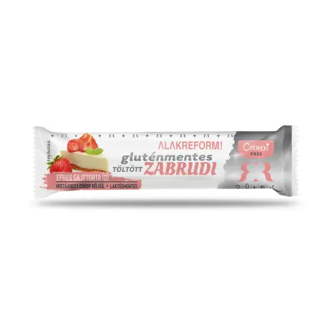 Cornexi zabrudi alakreform epres töltelékkel töltött sajttorta ízű zabrúd kakaós bevonattal édesítőszerrel hcn 30 g