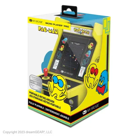MY ARCADE Pac-Man Micro Player Pro Portable Retro Arcade 6.75" Hordotható